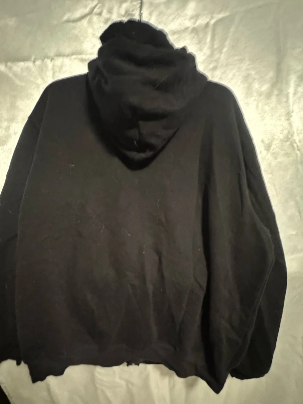 GAP Black Full-Zip Logo Hoodie